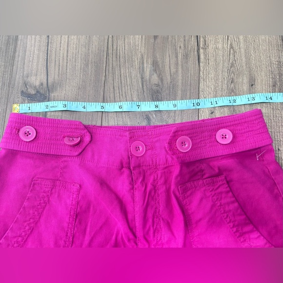 Anthropologie Maeve Women’s Fuchsia Shorts stretch Size 2 - Picture 6 of 9